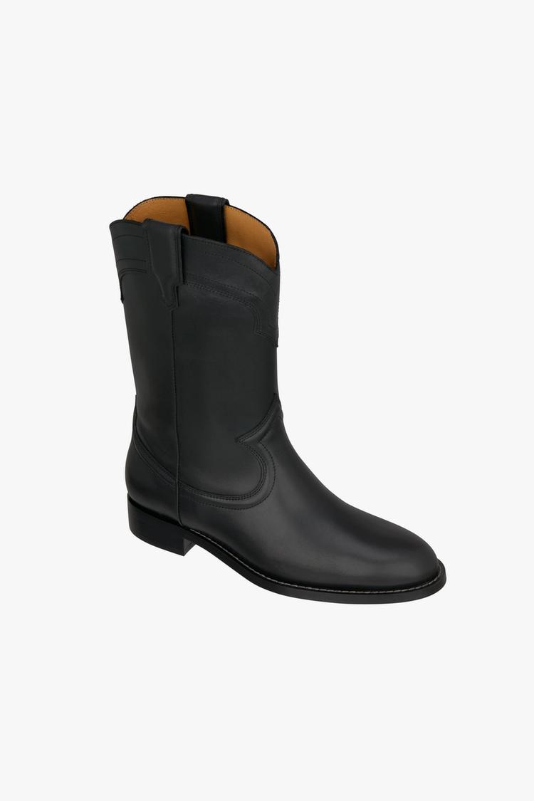 Flat ankle fashion boots zara